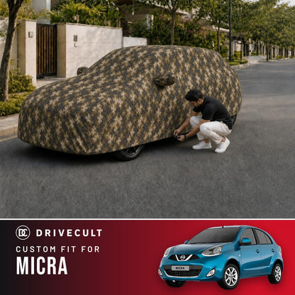 Nissan Micra DriveCult Phantom custom-fit waterproof car body cover