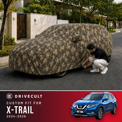 Nissan X-Trail 2024-2026 DriveCult Phantom custom-fit waterproof car body cover