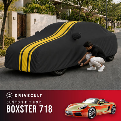 Porsche Boxster 718 DriveCult Blaze custom-fit waterproof car body cover
