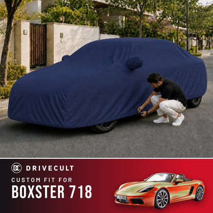 Porsche Boxster 718 DriveCult Storm custom-fit waterproof car body cover