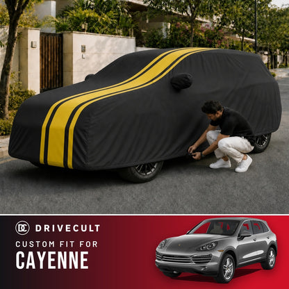 Porsche Cayenne DriveCult Blaze custom-fit waterproof car body cover