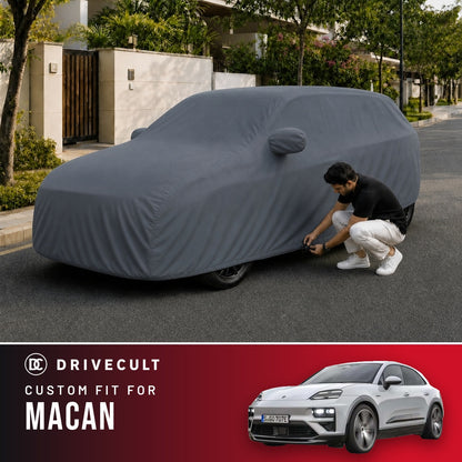 Porsche Macan DriveCult Titan custom-fit waterproof car body cover
