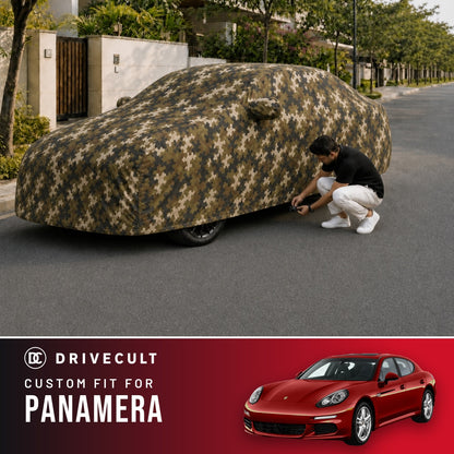Porsche Panamera DriveCult Phantom custom-fit waterproof car body cover