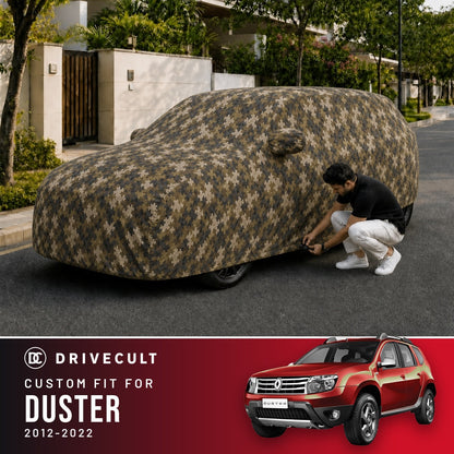 Renault Duster 2012-2022 DriveCult Phantom custom-fit waterproof car body cover