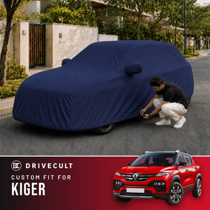 Renault Kiger DriveCult Storm custom-fit waterproof car body cover