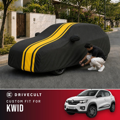 Renault Kwid DriveCult Blaze custom-fit waterproof car body cover