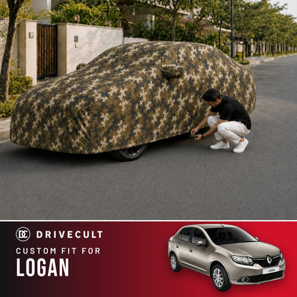 Renault Logan DriveCult Phantom custom-fit waterproof car body cover