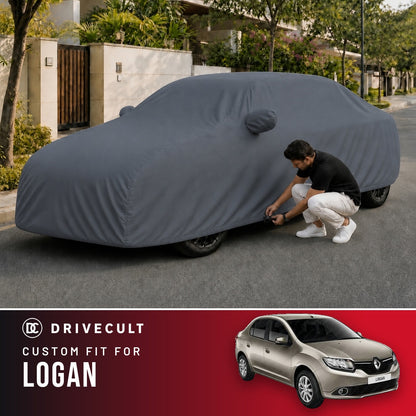 Renault Logan DriveCult Titan custom-fit waterproof car body cover