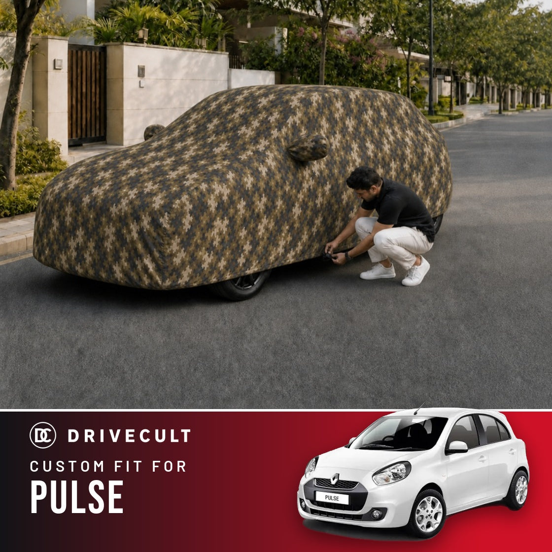 Renault Pulse DriveCult Phantom custom-fit waterproof car body cover
