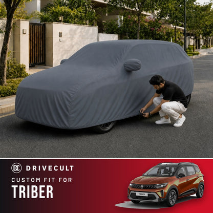 Renault Triber DriveCult Titan custom-fit waterproof car body cover