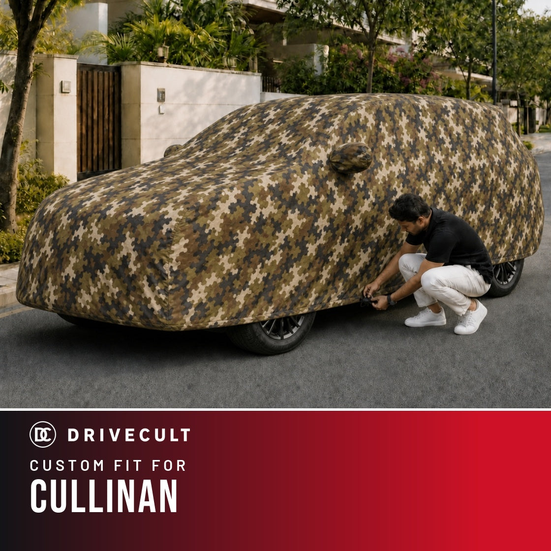 Rolls-Royce Cullinan DriveCult Phantom custom-fit waterproof car body cover