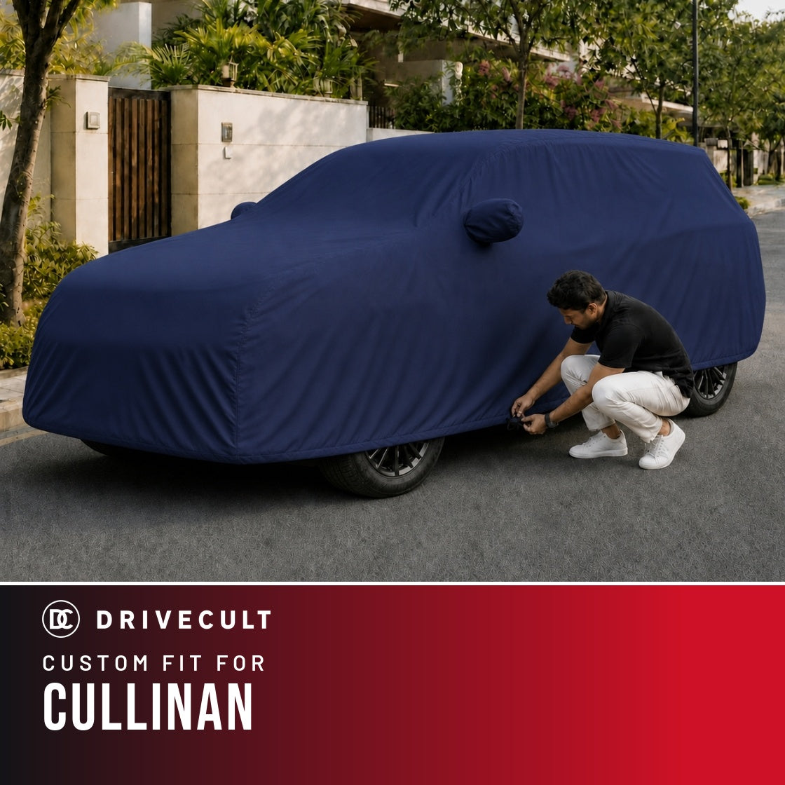 Rolls-Royce Cullinan DriveCult Storm custom-fit waterproof car body cover