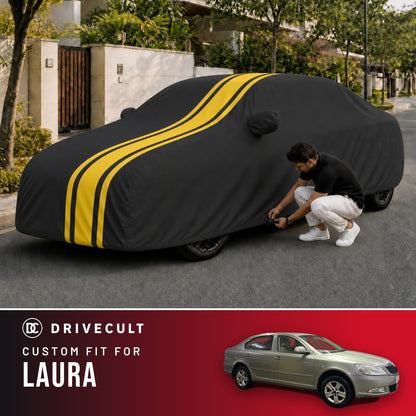 Skoda Laura DriveCult Blaze custom-fit waterproof car body cover