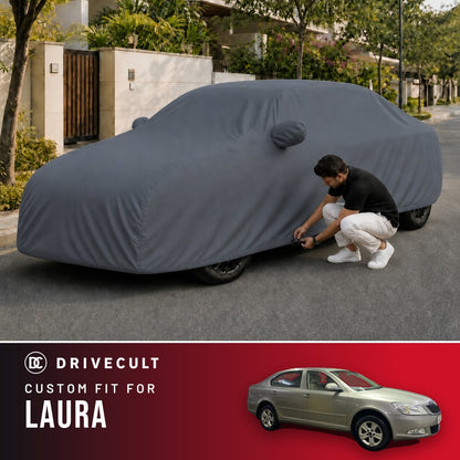 Skoda Laura DriveCult Titan custom-fit waterproof car body cover