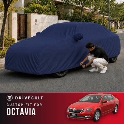 Skoda Octavia DriveCult Storm custom-fit waterproof car body cover