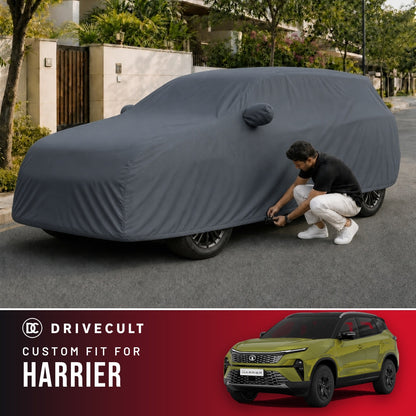 Tata Harrier DriveCult Titan custom-fit waterproof car body cover