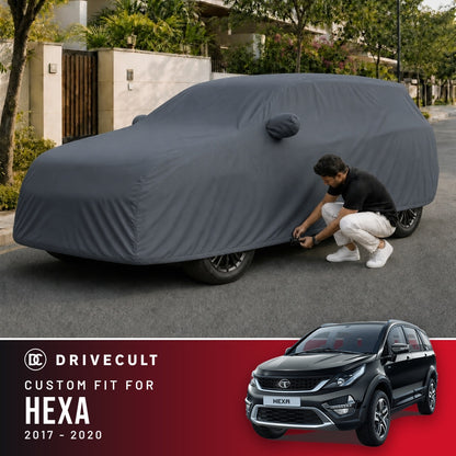 Tata Hexa 2017-2020 DriveCult Titan custom-fit waterproof car body cover