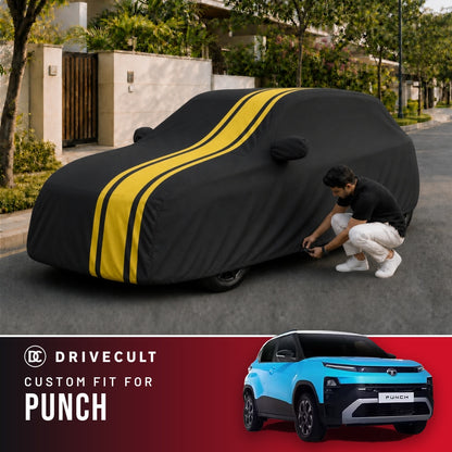 Tata Punch DriveCult Blaze custom-fit waterproof car body cover