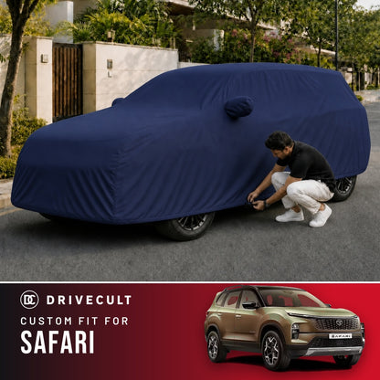 Tata Safari DriveCult Storm custom-fit waterproof car body cover