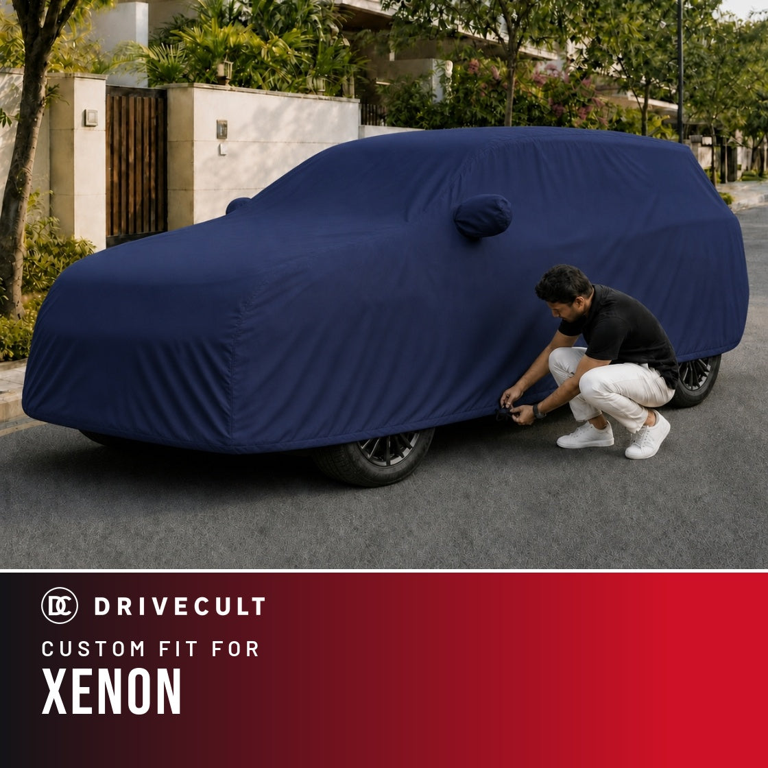 Tata Xenon DriveCult Storm custom-fit waterproof car body cover