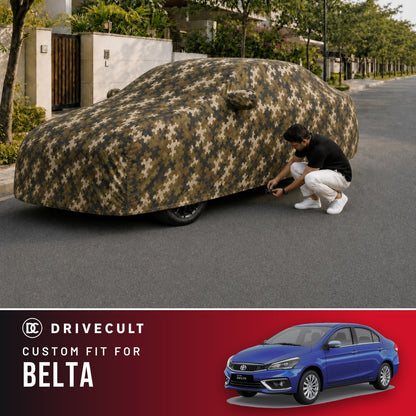 Toyota Belta DriveCult Phantom custom-fit waterproof car body cover