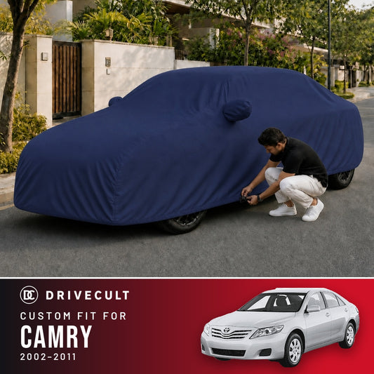 Toyota Camry 2002-2011 DriveCult Storm custom-fit waterproof car body cover