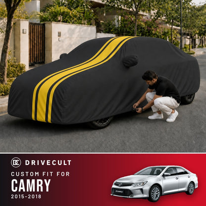 Toyota Camry 2015-2018 DriveCult Blaze custom-fit waterproof car body cover