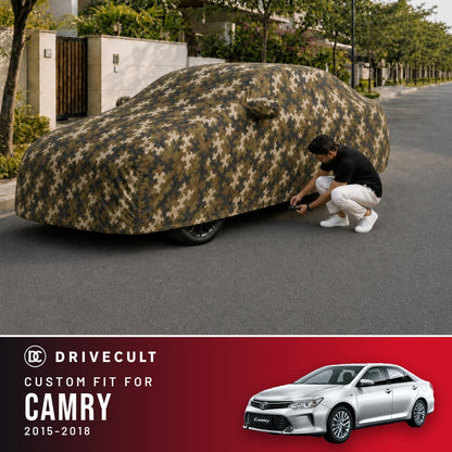 Toyota Camry 2015-2018 DriveCult Phantom custom-fit waterproof car body cover