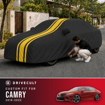 Toyota Camry 2019-2022 DriveCult Blaze custom-fit waterproof car body cover