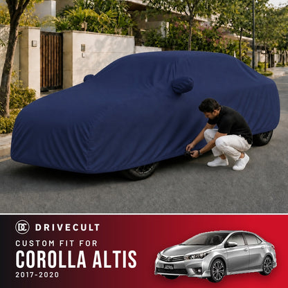 Toyota Corolla Altis 2017-2020 DriveCult Storm custom-fit waterproof car body cover