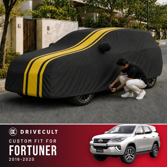 Toyota Fortuner 2016-2020 DriveCult Blaze custom-fit waterproof car body cover