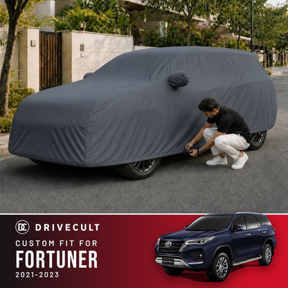 Toyota Fortuner 2021-2023 DriveCult Titan custom-fit waterproof car body cover