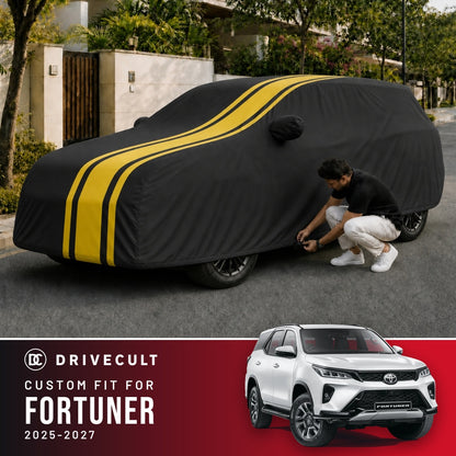 Toyota Fortuner 2025-2027 DriveCult Blaze custom-fit waterproof car body cover