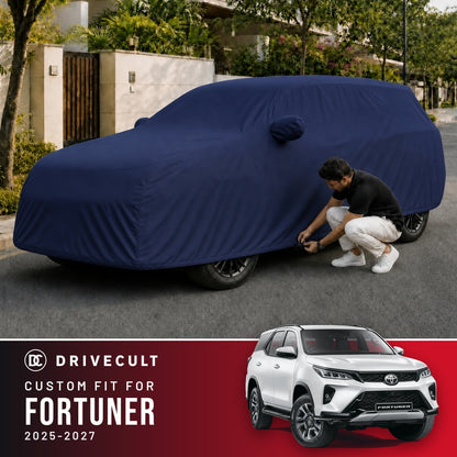 Toyota Fortuner 2025-2027 DriveCult Storm custom-fit waterproof car body cover