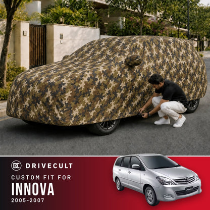 Toyota Innova 2005-2007 DriveCult Phantom custom-fit waterproof car body cover