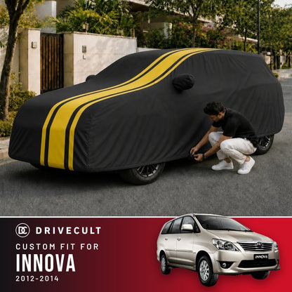 Toyota Innova 2012-2014 DriveCult Blaze custom-fit waterproof car body cover
