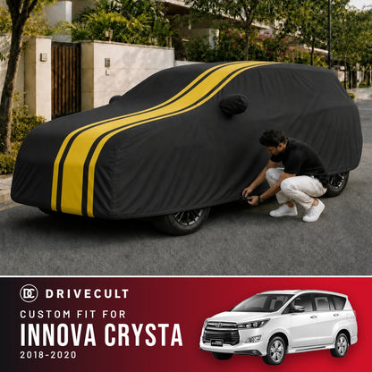 Toyota Innova Crysta 2018-2020 DriveCult Blaze custom-fit waterproof car body cover