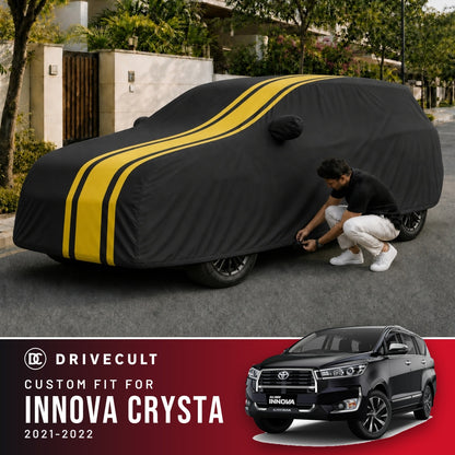 Toyota Innova Crysta 2021-2022 DriveCult Blaze custom-fit waterproof car body cover