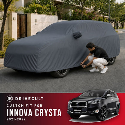 Toyota Innova Crysta 2021-2022 DriveCult Titan custom-fit waterproof car body cover