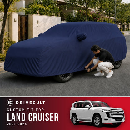Toyota Land Cruiser 2021-2024 DriveCult Storm custom-fit waterproof car body cover