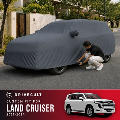 Toyota Land Cruiser 2021-2024 DriveCult Titan custom-fit waterproof car body cover