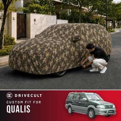 Toyota Qualis DriveCult Phantom custom-fit waterproof car body cover