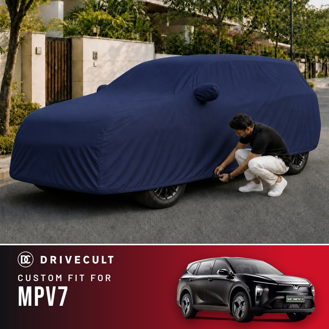 VinFast MPV7 DriveCult Storm custom-fit waterproof car body cover