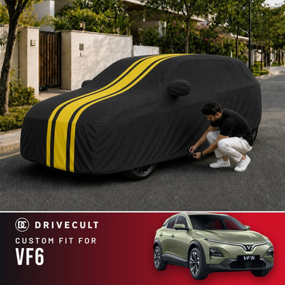 VinFast VF6 DriveCult Blaze custom-fit waterproof car body cover