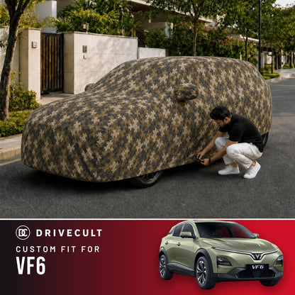 VinFast VF6 DriveCult Phantom custom-fit waterproof car body cover