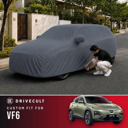 VinFast VF6 DriveCult Titan custom-fit waterproof car body cover