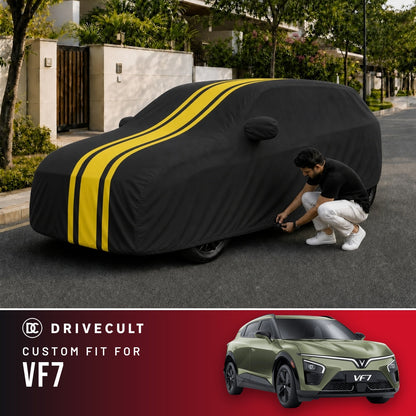 VinFast VF7 DriveCult Blaze custom-fit waterproof car body cover