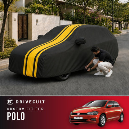 Volkswagen Polo DriveCult Blaze custom-fit waterproof car body cover
