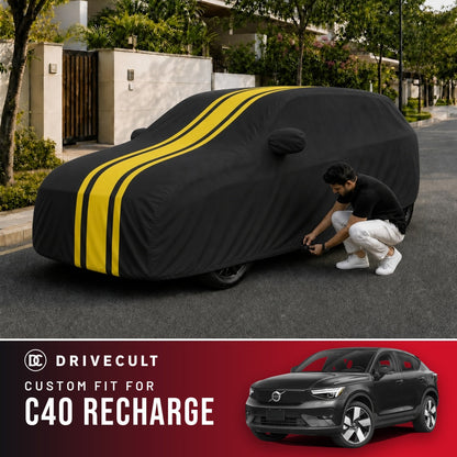 Volvo C40 Recharge DriveCult Blaze custom-fit waterproof car body cover