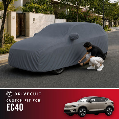 Volvo EC40 DriveCult Titan custom-fit waterproof car body cover